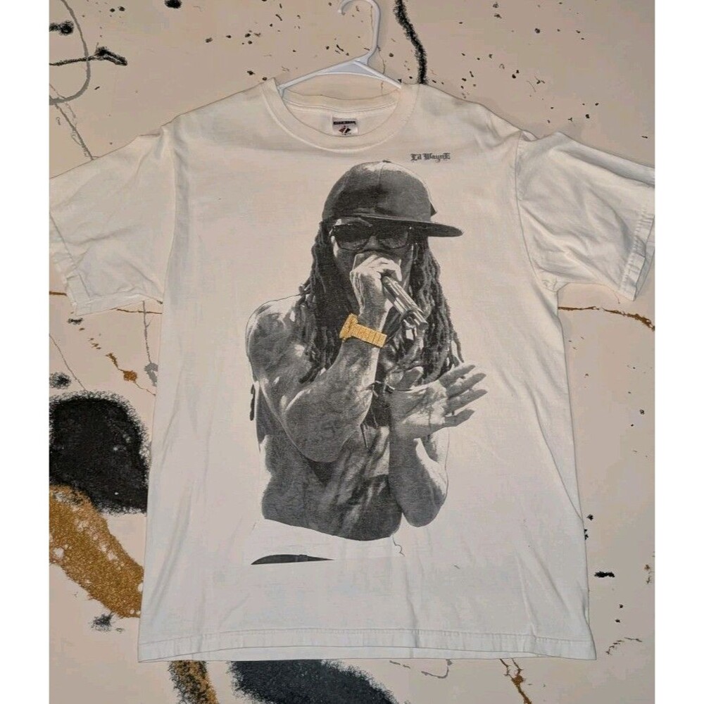 Vintage Lil Wayne America's Most Wanted Rap "I Am Hip Hop" T-shirt Men's Size M